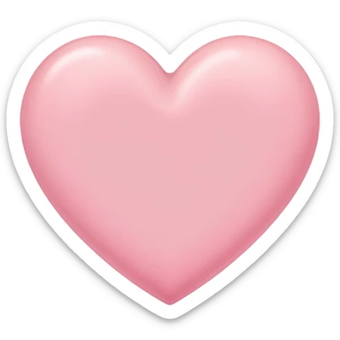 Pink pastel heart sticker
