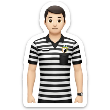 soccer refere jersey sticker