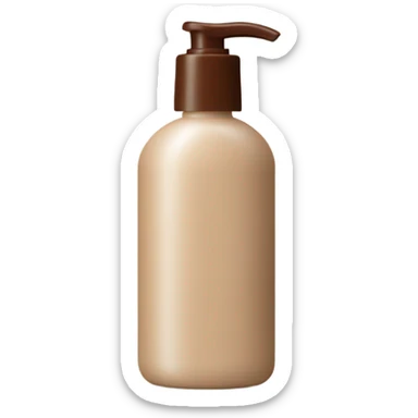 shea butter lotion bottle brown sticker
