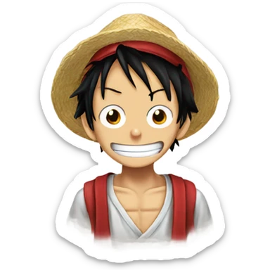 Monkey the luffy sticker