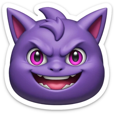 gengar chibi 2d emotes sticker
