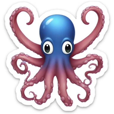 Octopus with Mickey ears sticker