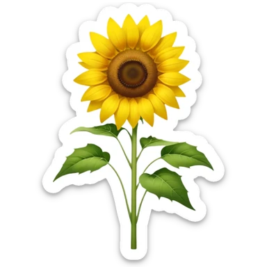 Sunflower, national flower of Ukraine sticker