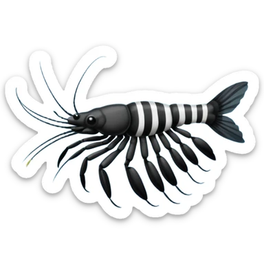 Coal bandit shrimp sticker