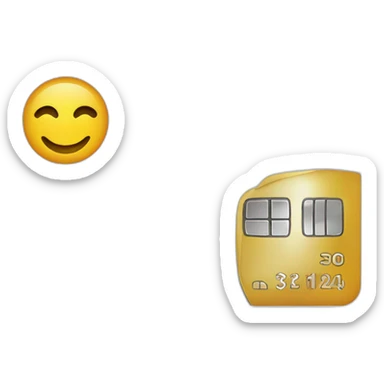 euro, bank card sticker