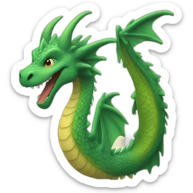 dragon's tails sticker