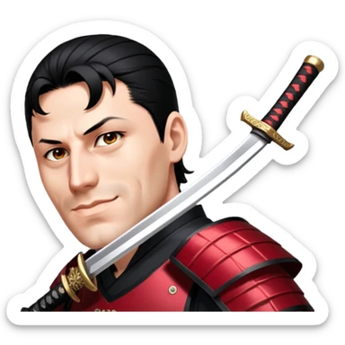 Katana Master sticker