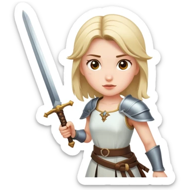 girl slaying  sticker