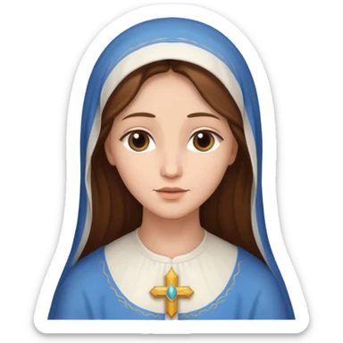 The blessed Virgin Mary sticker