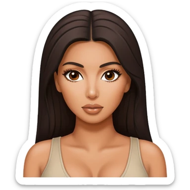 Kim kardashian sticker