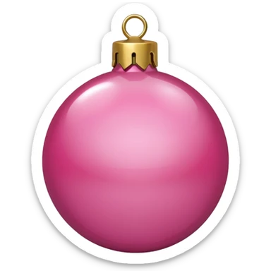 Christmas pink sticker