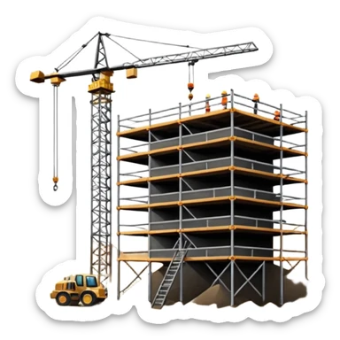 Construction site sticker