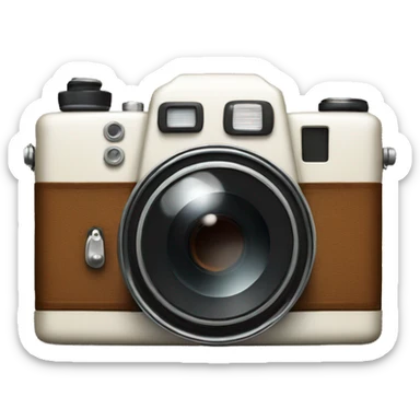 Vintage Camera - A classic film camera for photography enthusiasts. sticker