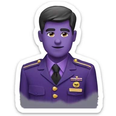 Purple Heart is broken  sticker