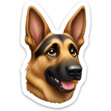 German shepherd  sticker