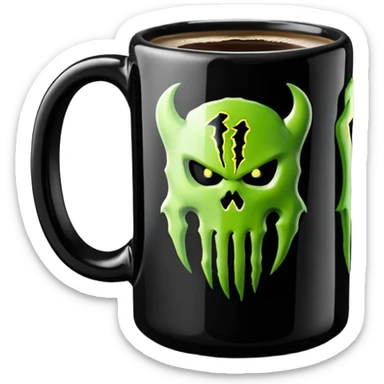 Monster Energy's Coffee Mugs sticker
