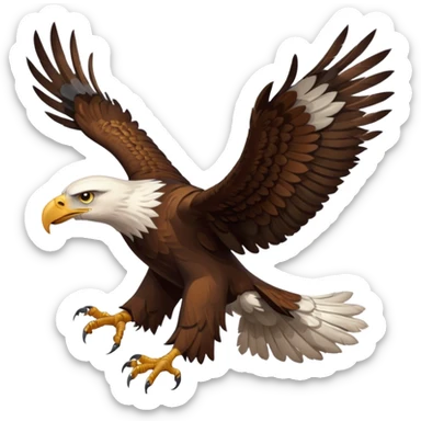 Ruasian eagle sticker
