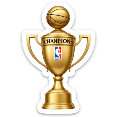 NBA championship Larry O’Brien trophy  sticker