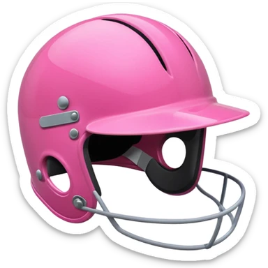 Rugby pink helmet sticker
