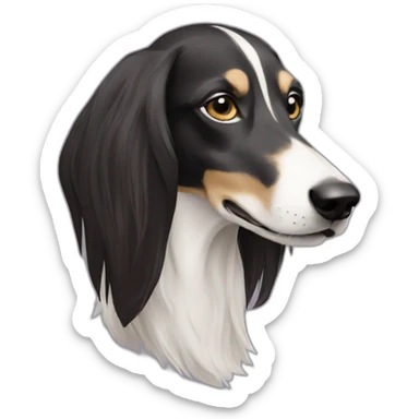 saluki sticker