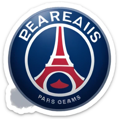 Paris Saint Germain logo sticker