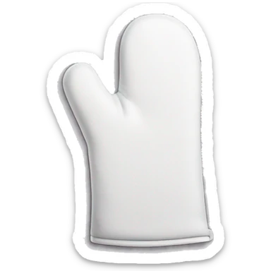 Oven mitt sticker