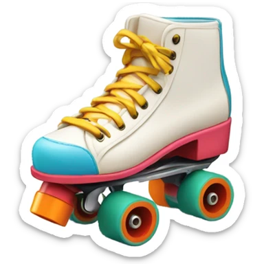 Matchbox with roller skates on sticker