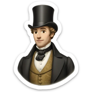 Victorian era london sticker