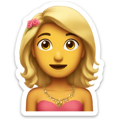 Chica enamorada  sticker
