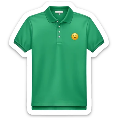green polo tshirt sticker