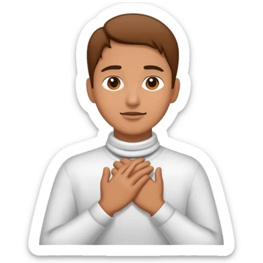 holding hands around your neck sticker