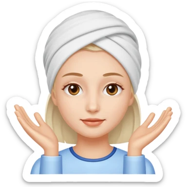 🧖🏼‍♀️ face care  sticker