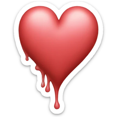 Heart sticker