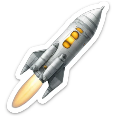starship rocket sticker