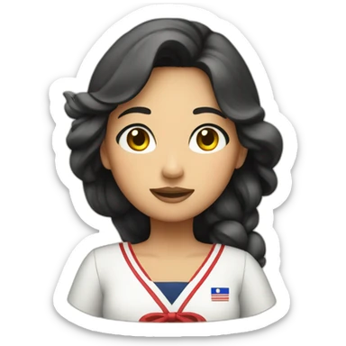 Philipino sailor girl sticker