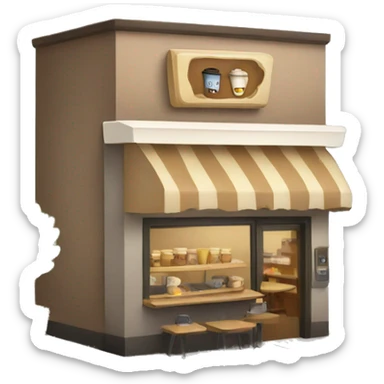 coffee shop  sticker