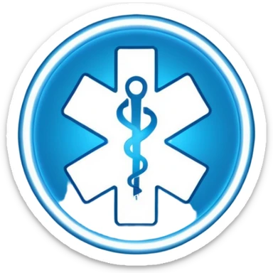 medical signals icon sticker