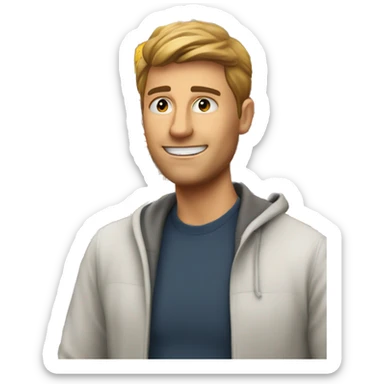 Un client dans un magasin entrain de scanner un produits  sticker