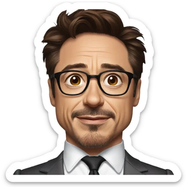 Robert Downey Jr  sticker