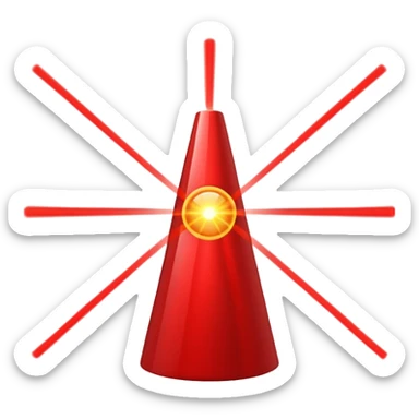 laser beam sticker
