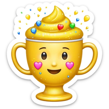 EMOJI AND WIN CUP sticker