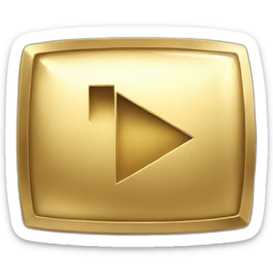 real like youtube gold play button sticker