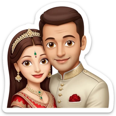 salman khan with aishwarya rai getting married sticker