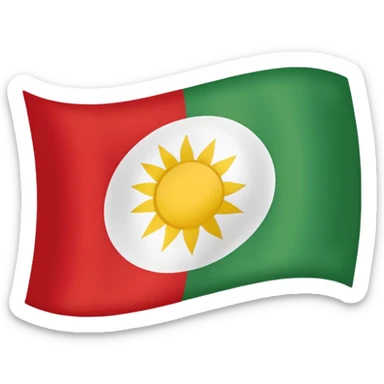 Kurdistan flag sticker