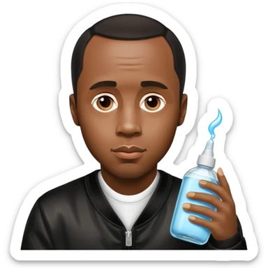 make me p diddy with baby oil sticker