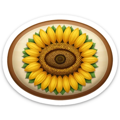 sunflower seed sticker