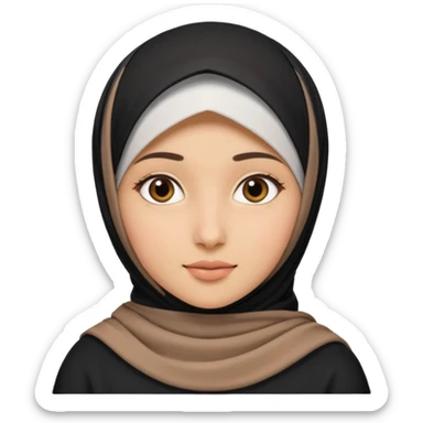 Hijab girl 22 y.o sticker