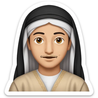 Árabe con brackets  sticker
