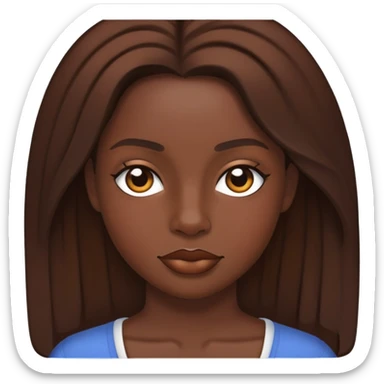 Dana dawson black wife brown hair sticker