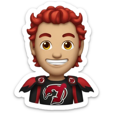 The devils letttucr sticker